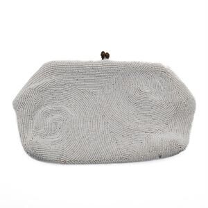 Saks Fifth Avenue Vintage 50's Beaded Coin Purse Clutch